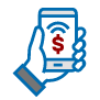 hand with phone
